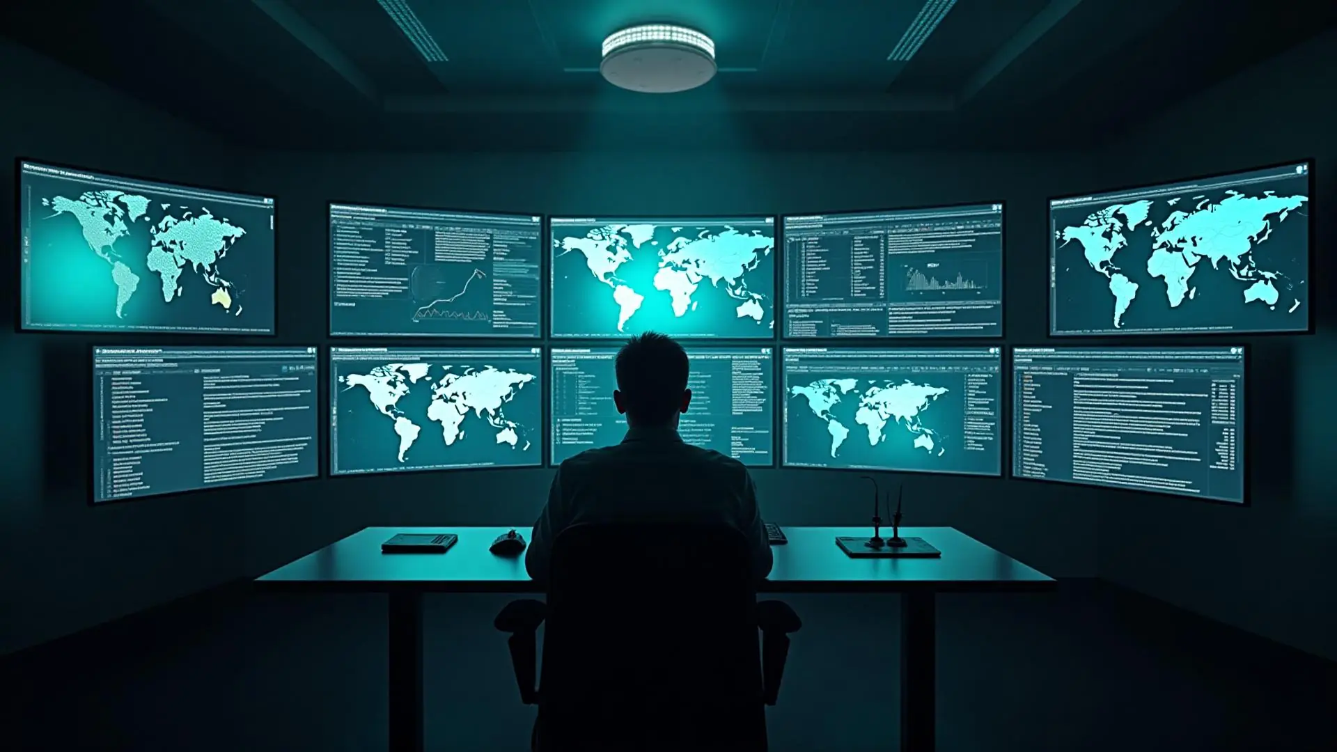 AY Strategy operations room — intelligence command center