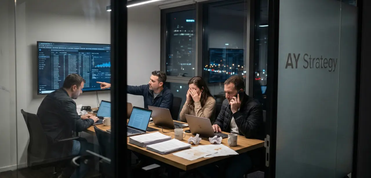 Ariel Yehezkel — AY Strategy intelligence operations war room